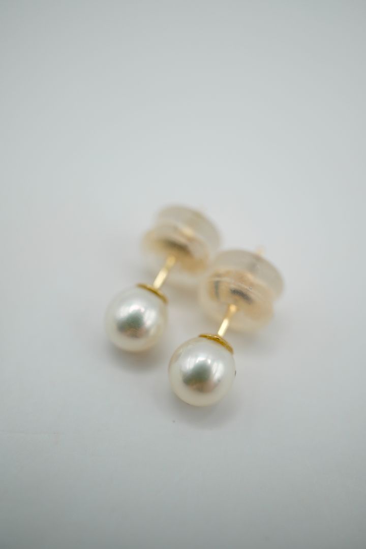 Pearl Stud Earrings