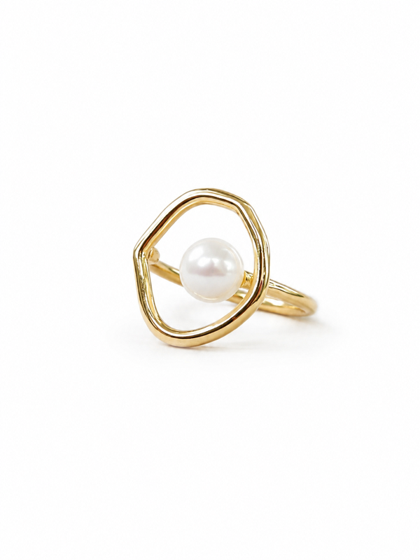Hidden Pearl Ring