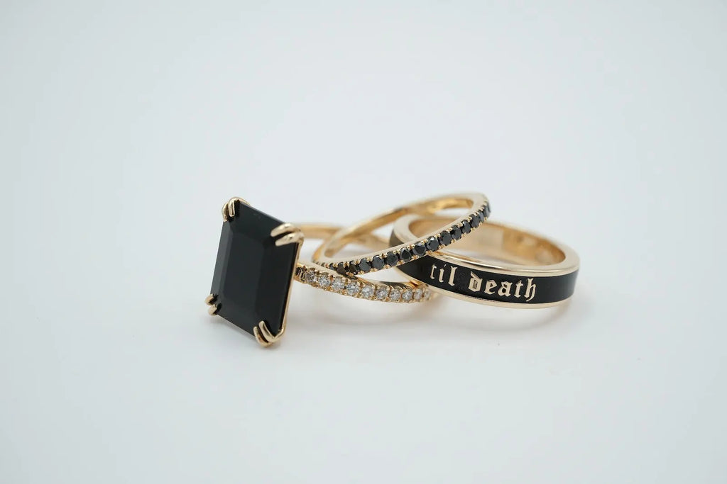 Black Diamond Pave Band