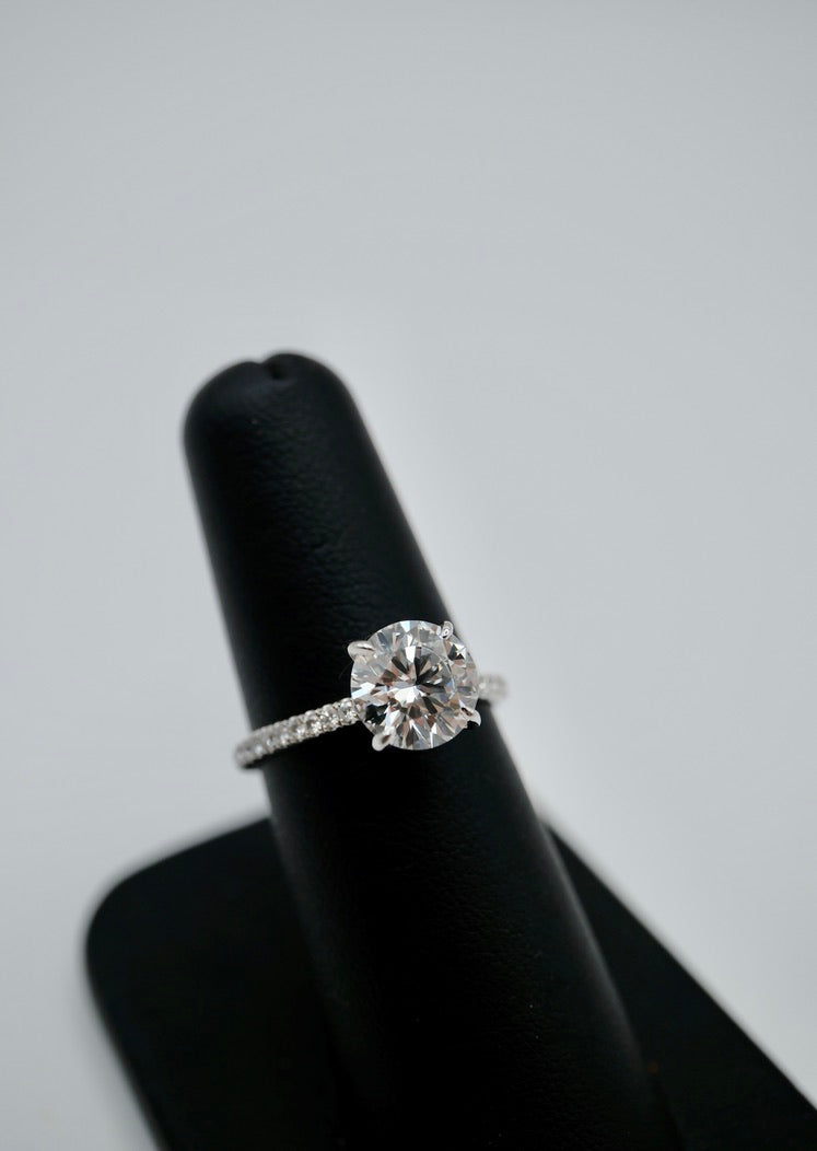 Round LGD Engagement Ring