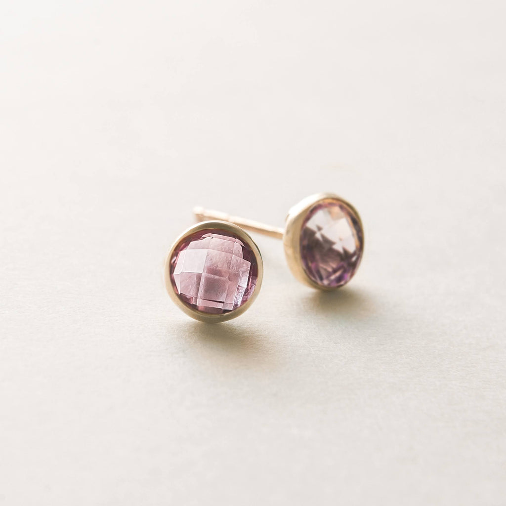 Birthstone Stud Earrings