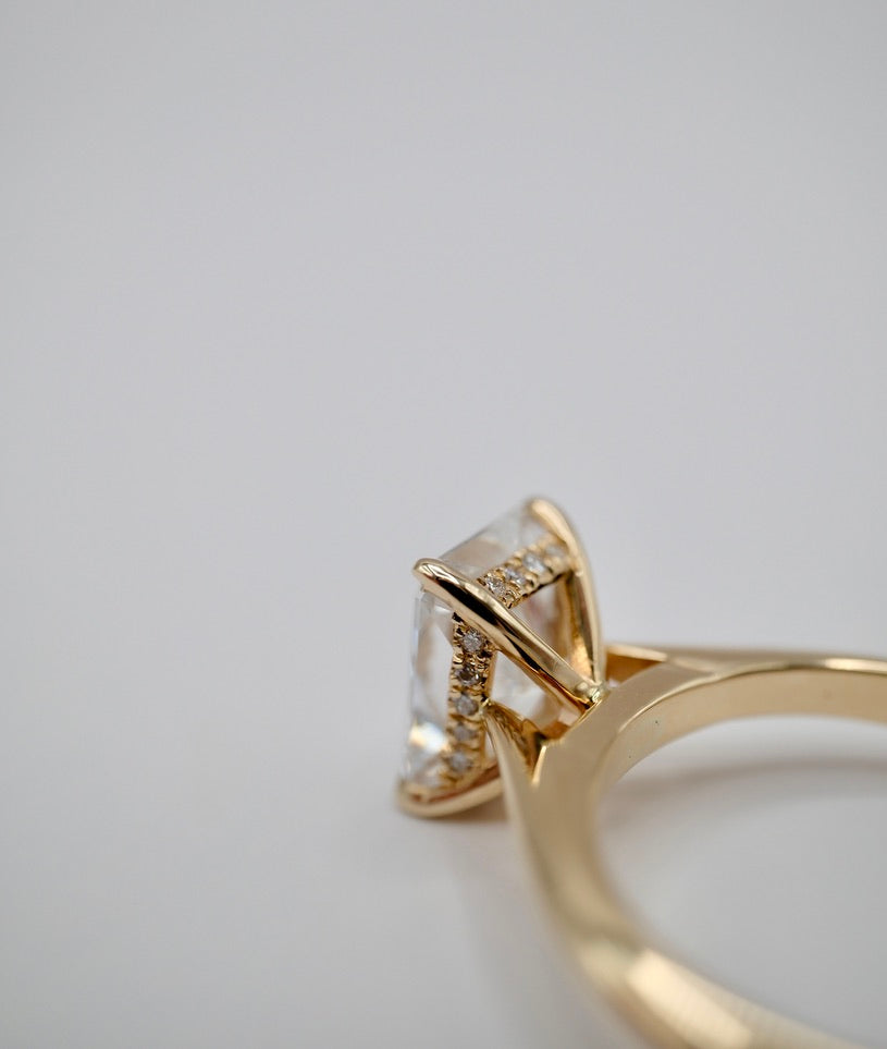 Radiant LGD Engagement ring