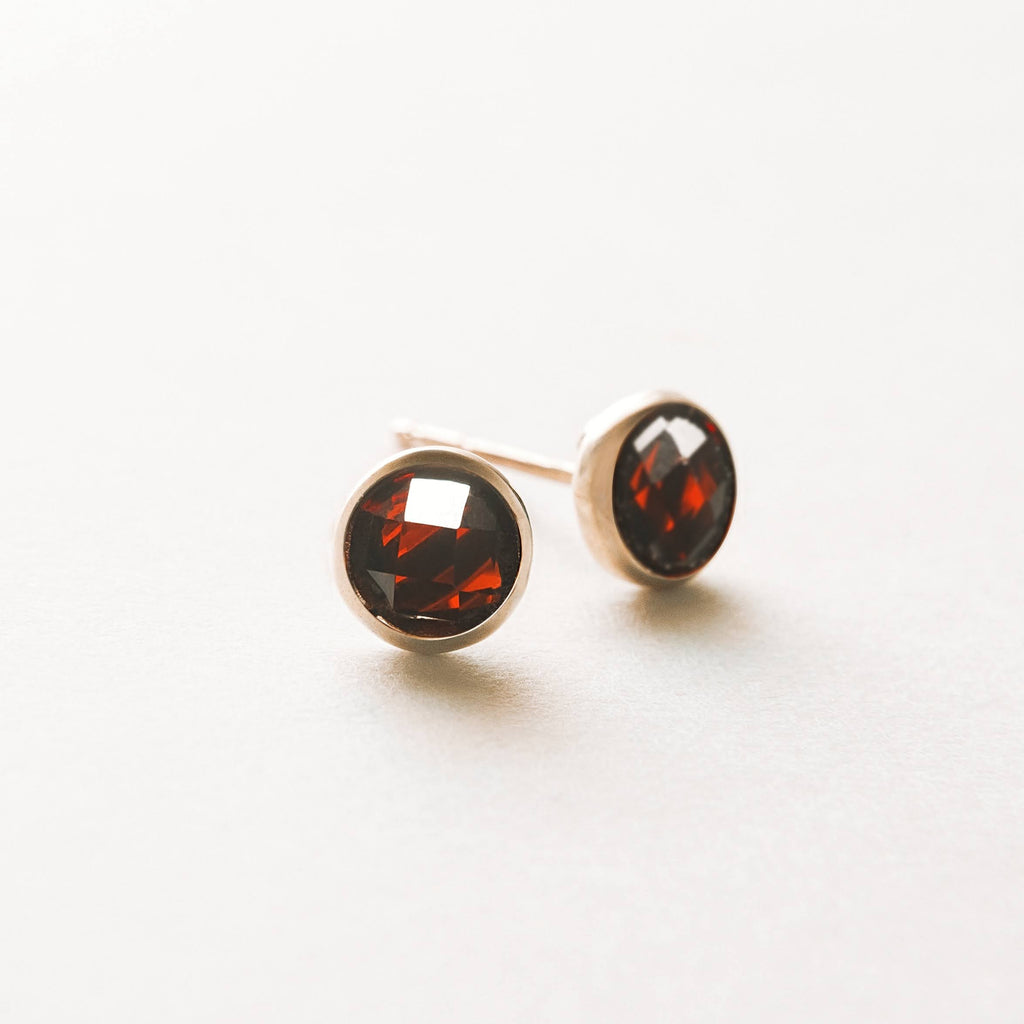 Birthstone Stud Earrings