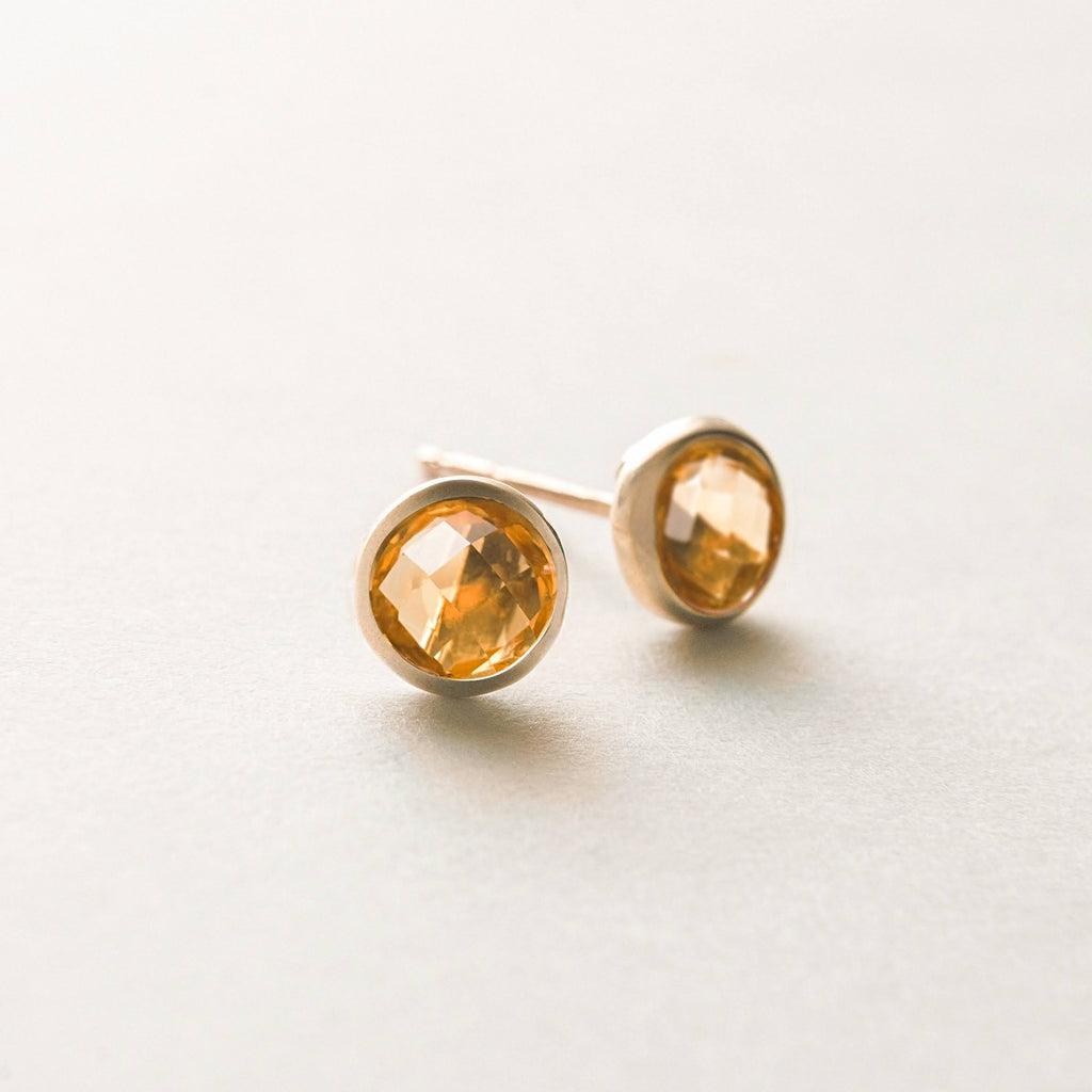 Birthstone Stud Earrings
