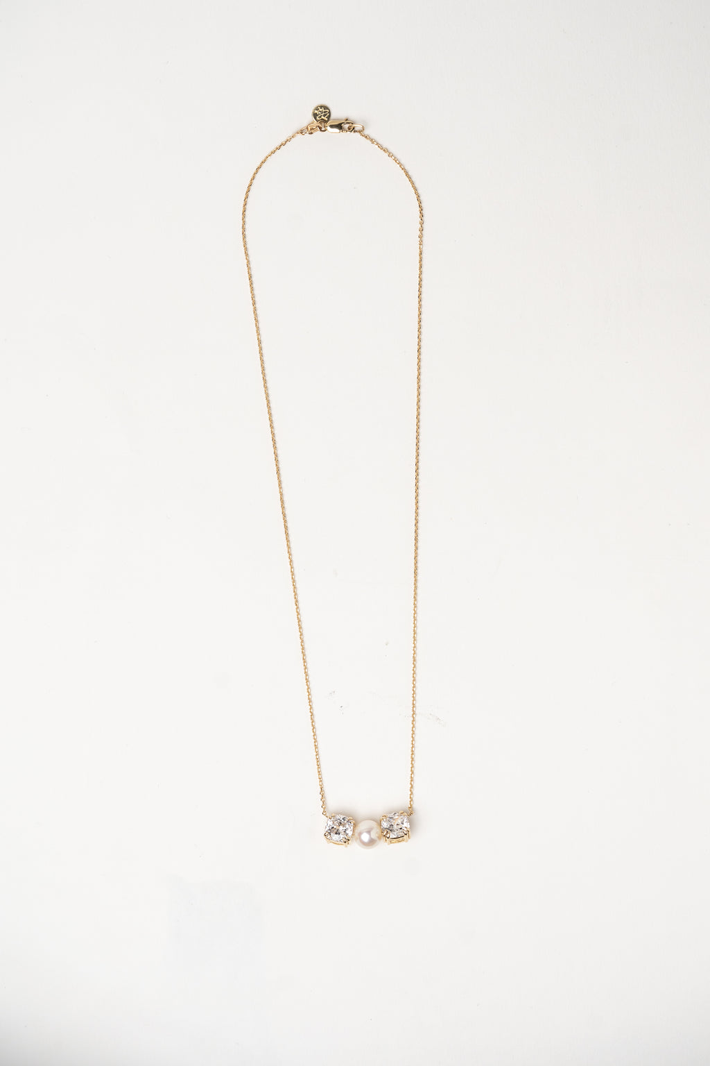 Cushion and Pearl-Essence Necklace