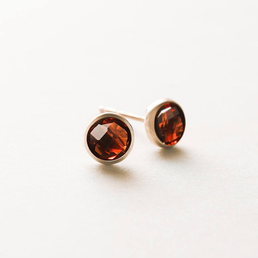 Birthstone Stud Earrings