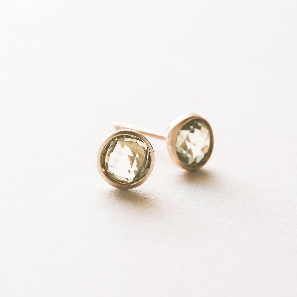 Birthstone Stud Earrings