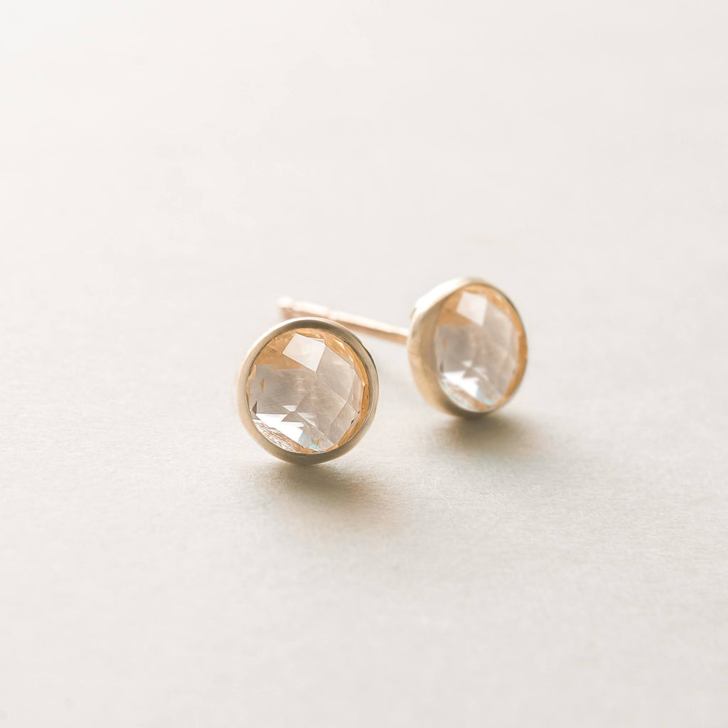 Birthstone Stud Earrings