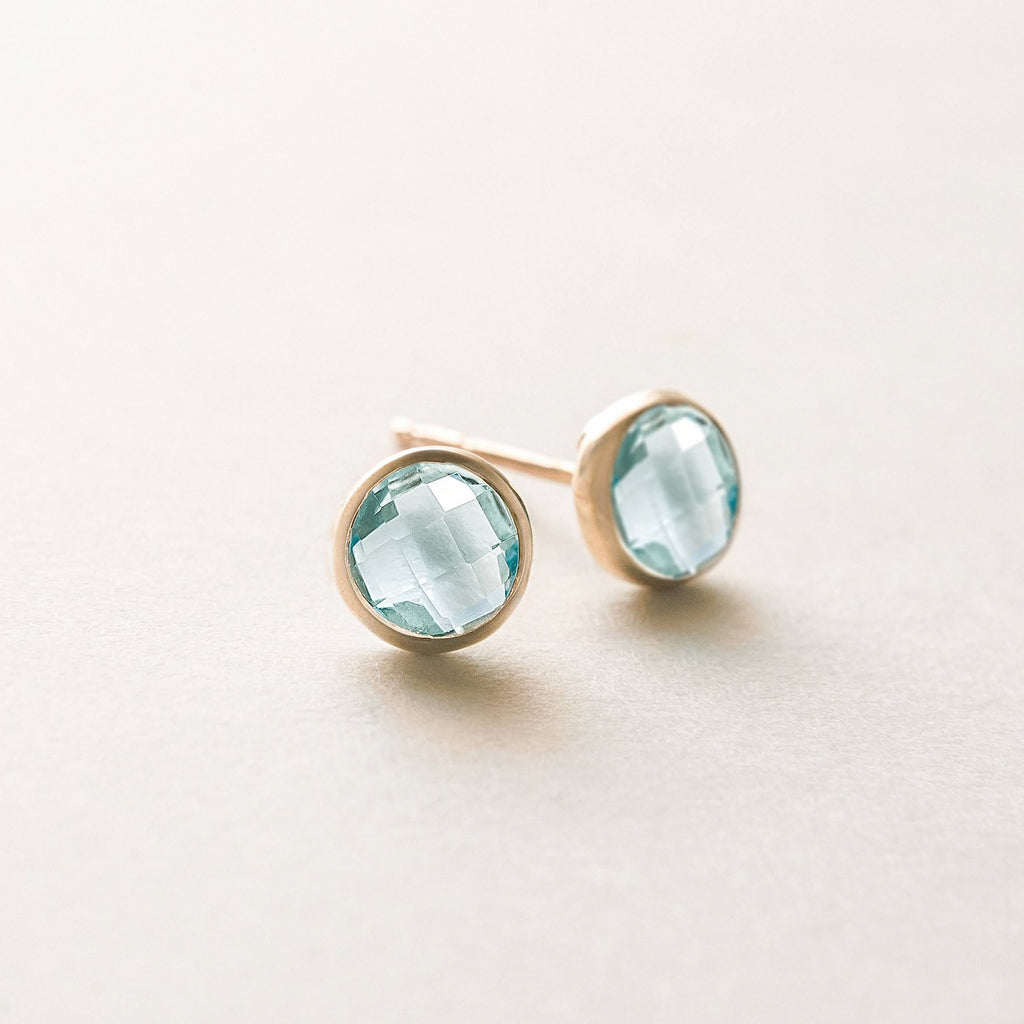 Birthstone Stud Earrings