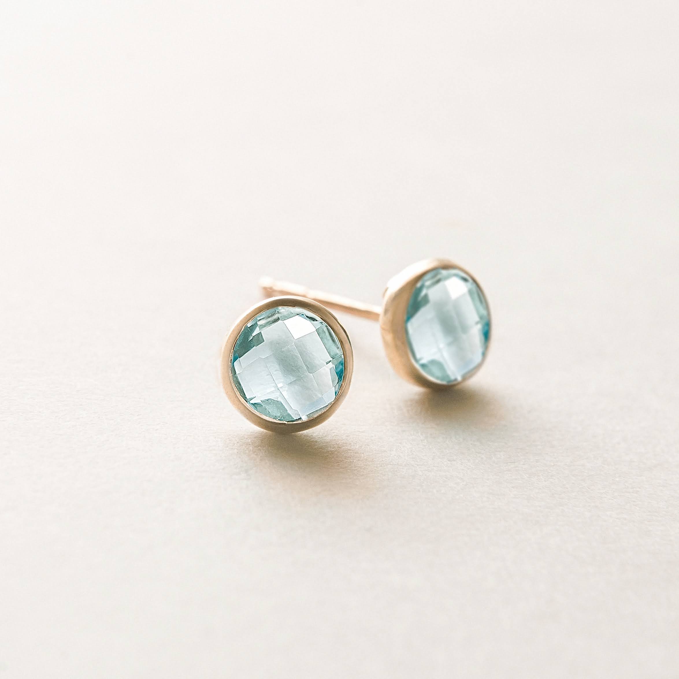 Birthstone Stud Earrings