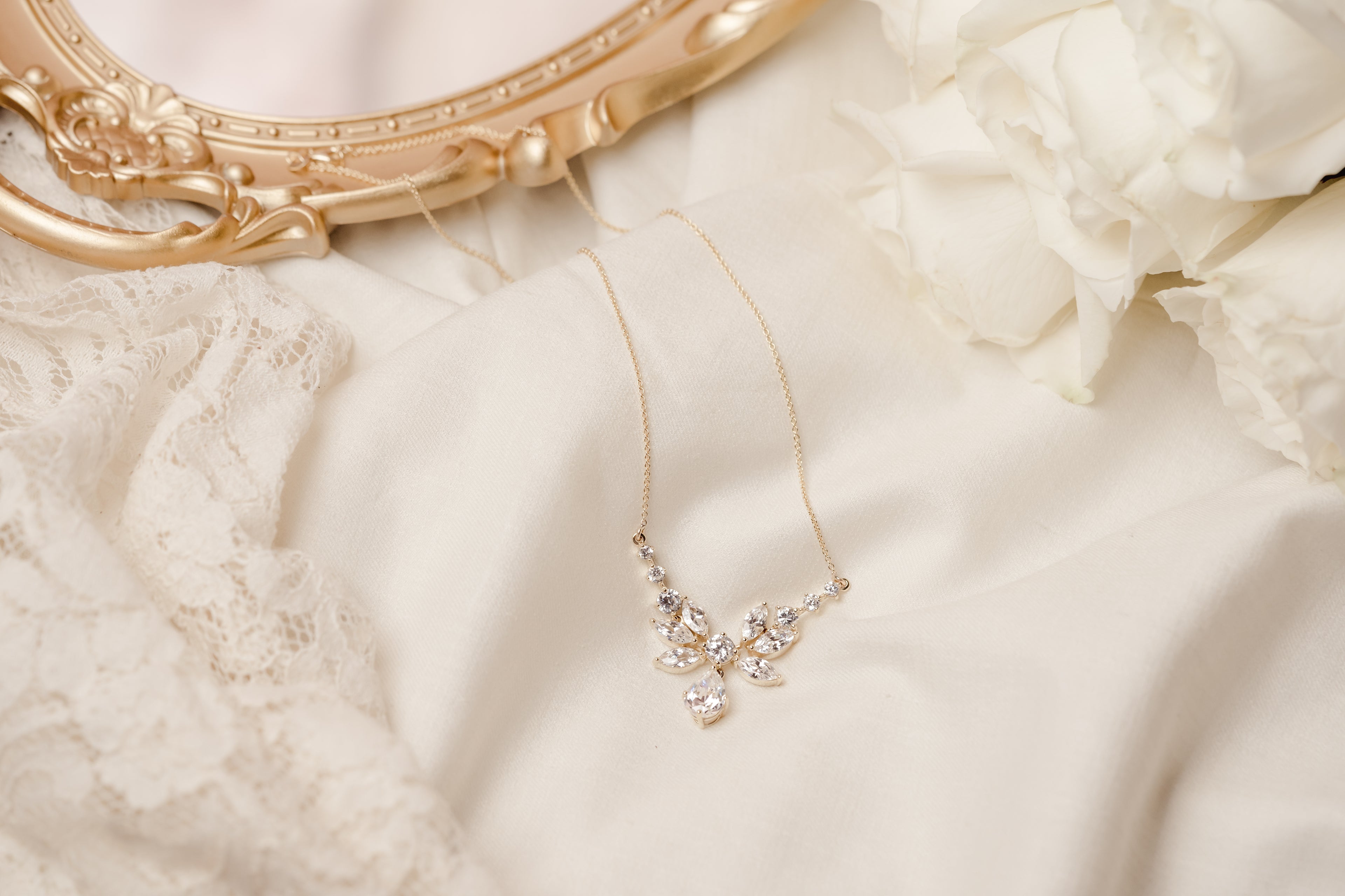 Lace Inspired Bridgerton Necklace