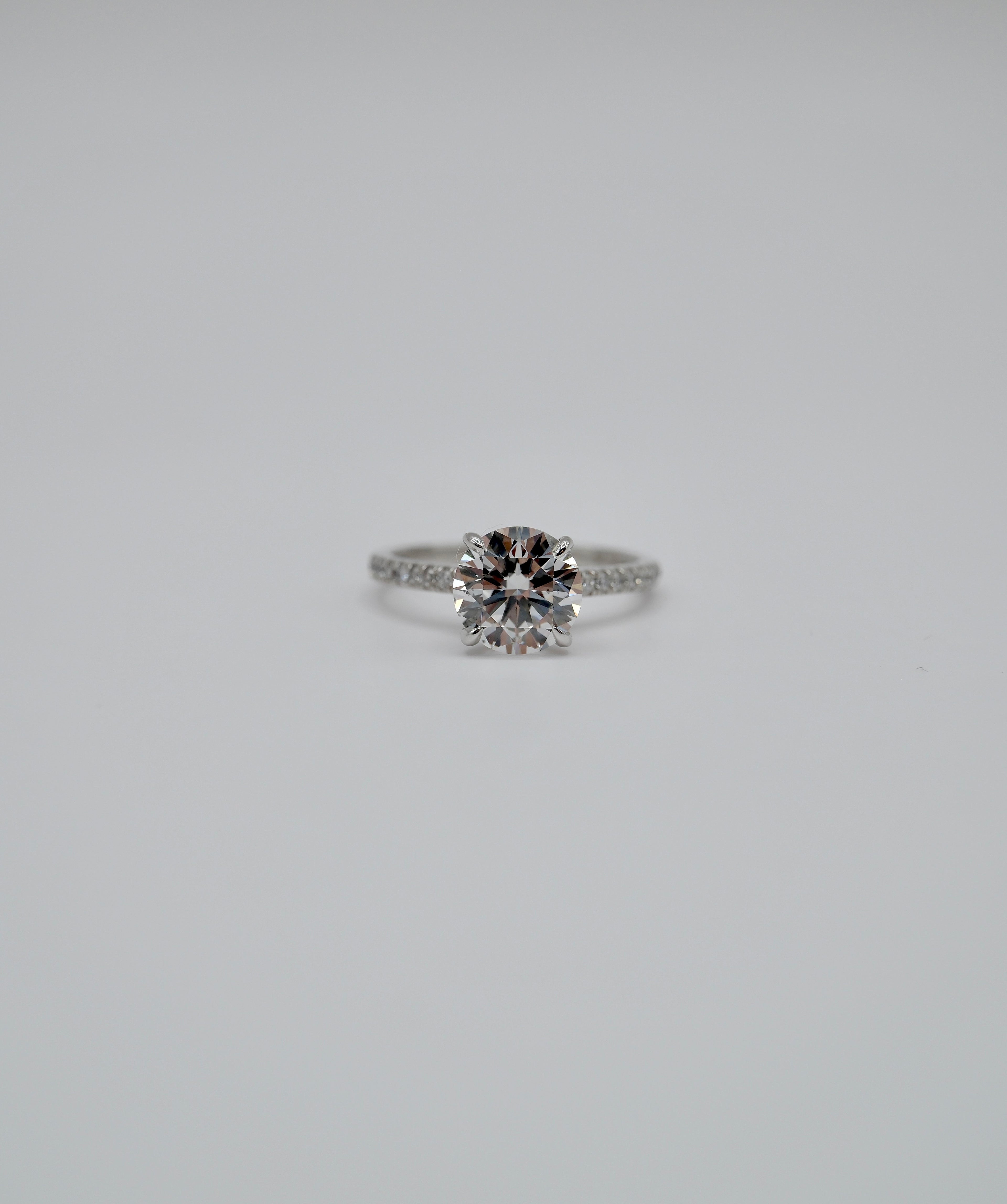Round LGD Engagement Ring