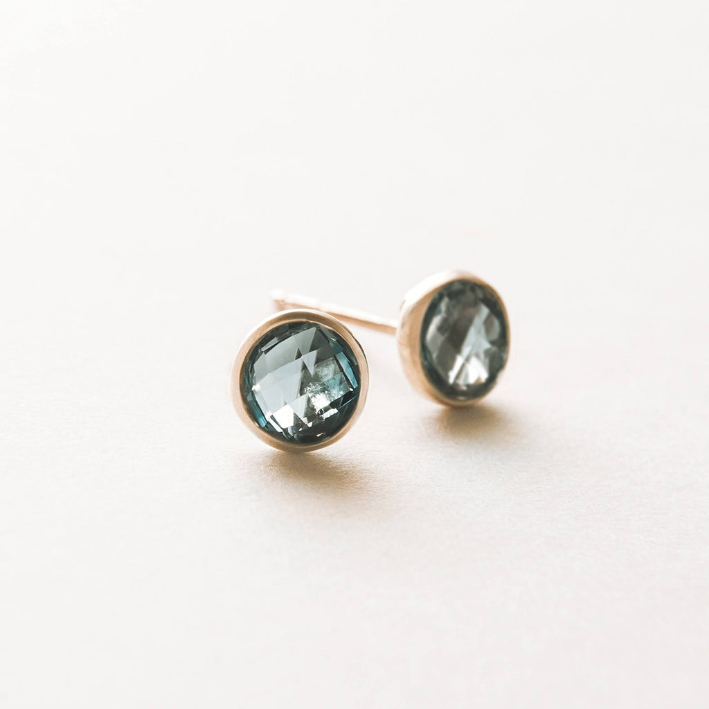 Birthstone Stud Earrings