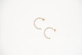 Pearl-essence semi Hoops